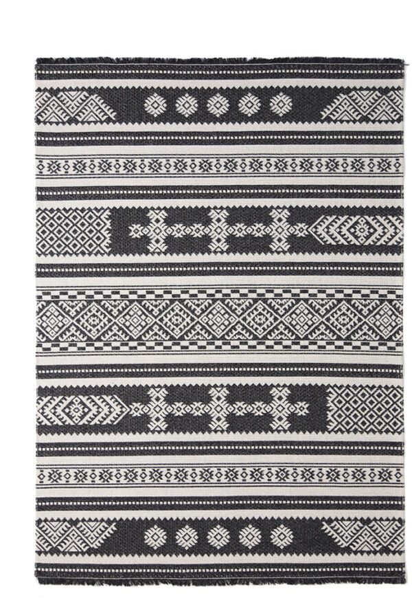 Χαλί Casa Cotton BLACK 22095 Royal Carpet - 157 x 230 cm